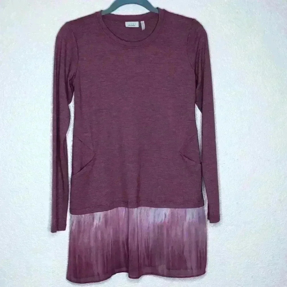LoGo by Lori Goldstein Loungewear Peplum Sweatshir